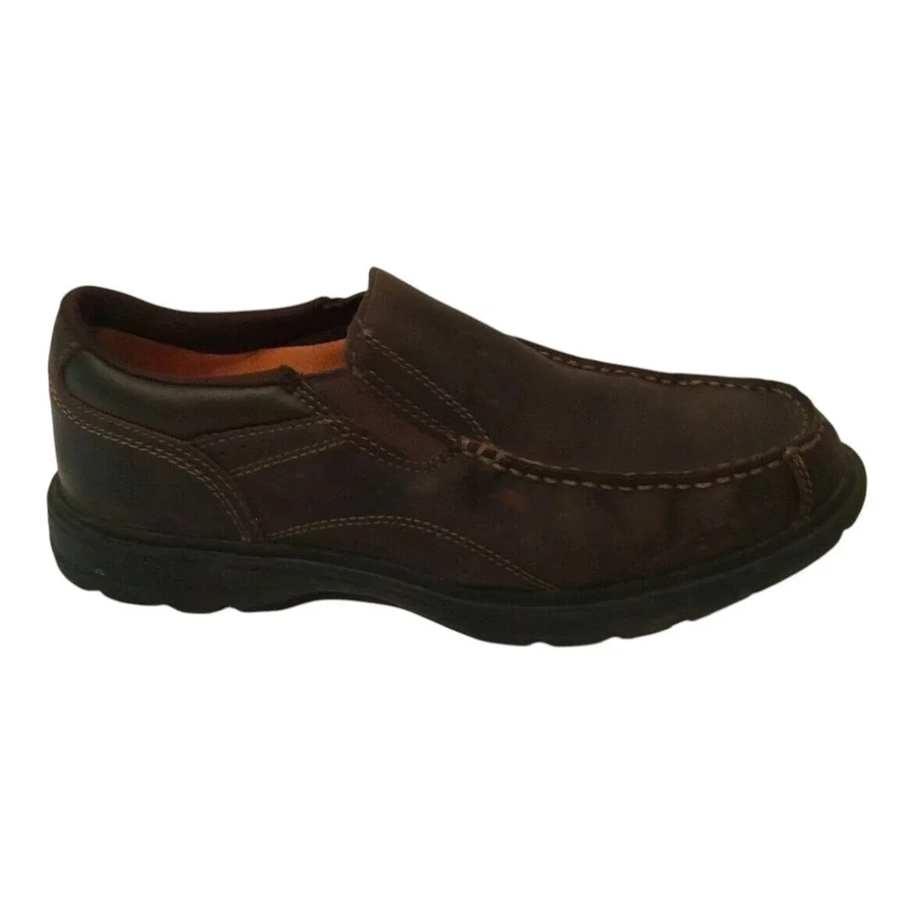 Timberland Men's Richmont Slip On Shoes Size 7 Brown Burnished Leather 5046A